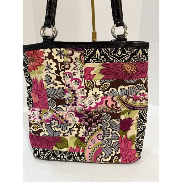 Vera Bradley Purse Patchwork Medley Tote, Shoulder Bag, Vera Bradley - Picture 4 of 16